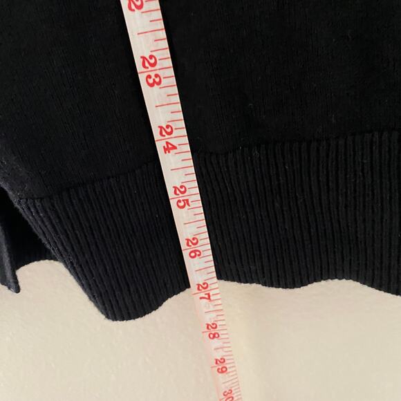 Lululemon Black Sweater with Twisted Back sz 8 - Picture 4 of 7